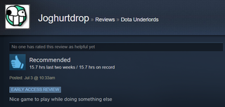 Illustration for article titled Dota Underlords, As Told By Steam Reviews